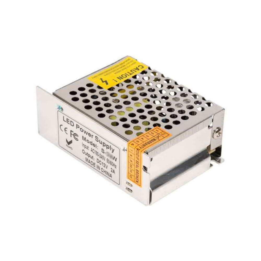 Fuente alimentación profesional 25W 12V Tiras LED