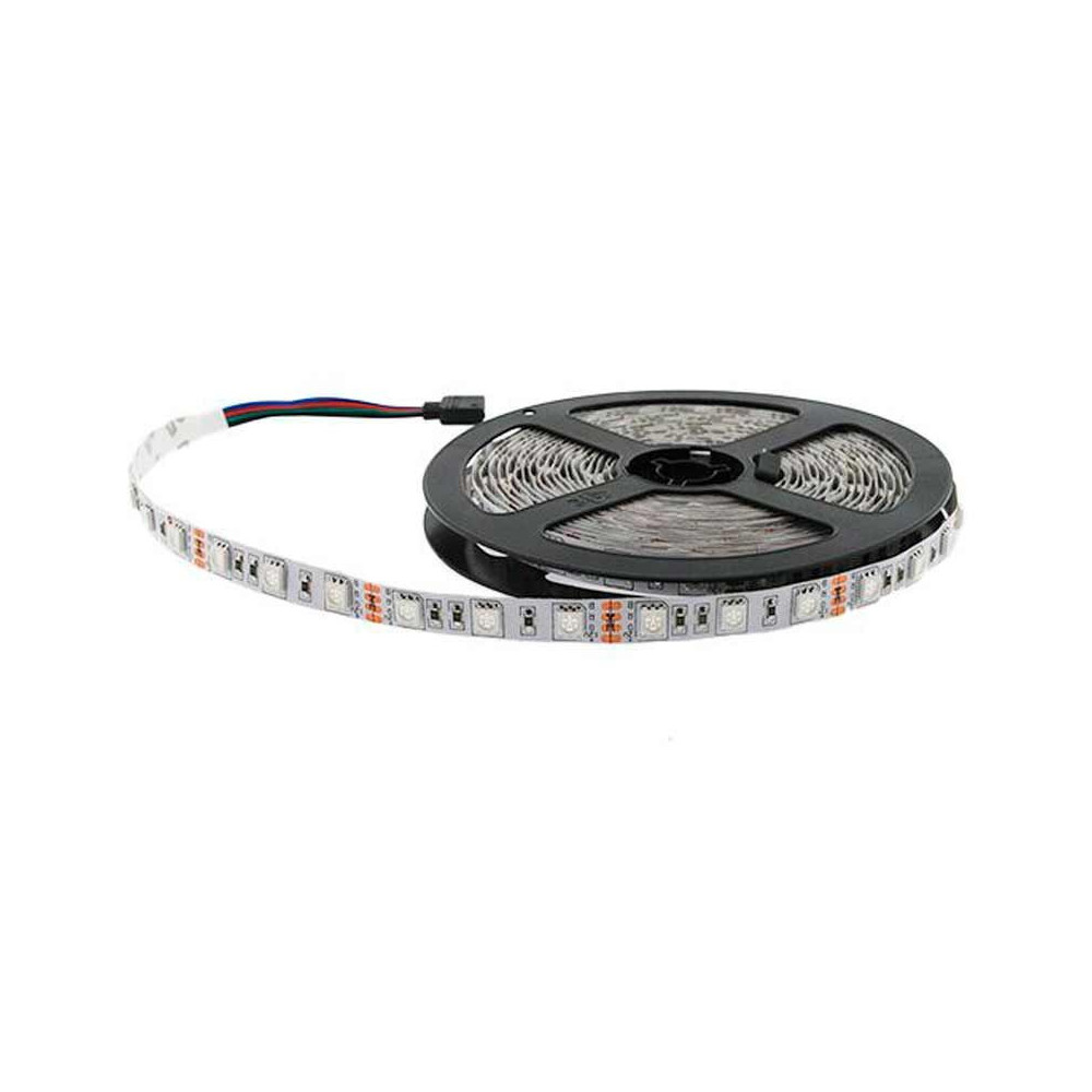 Tira LED SMD 5050 RGB 14,4 W/m 12V IP20 5 metros