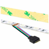 Tira LED SMD 5050 RGB 14,4 W/m 12V IP20 1 metro