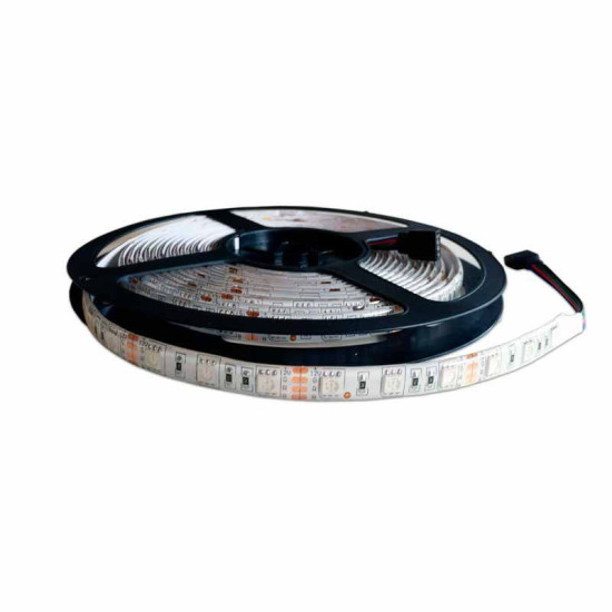 Tira LED SMD 5050 RGB 14,4 W/m 12V IP65 1 metro