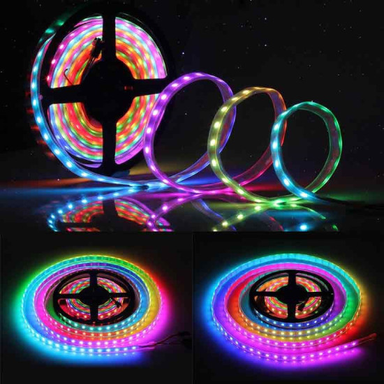 Tira LED Digital SMD 5050 RGB 14,4 W/m 12V IP68 5 metros Sumergible
