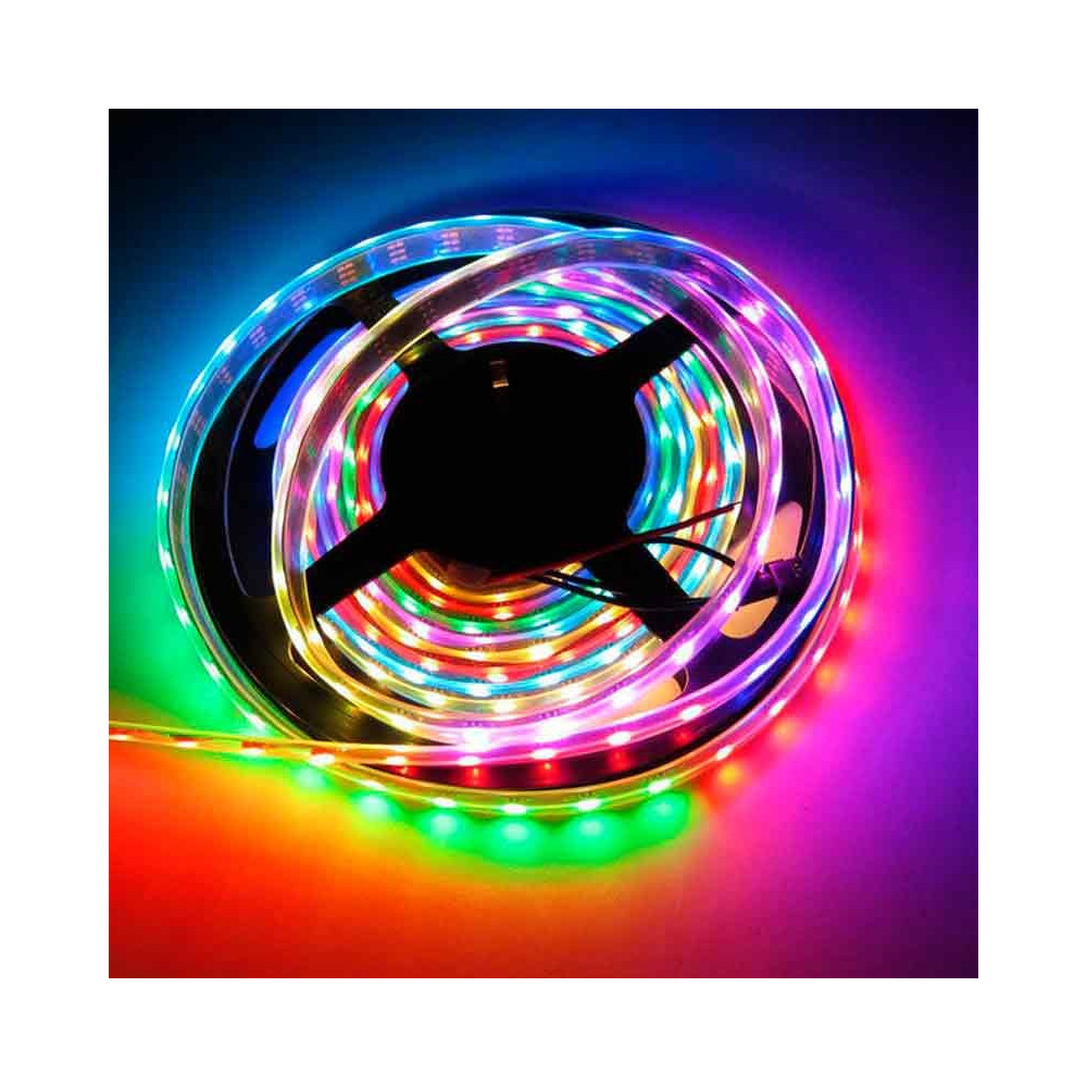 Tira LED Digital SMD 5050 RGB 14,4 W/m 12V IP68 5 metros Sumergible