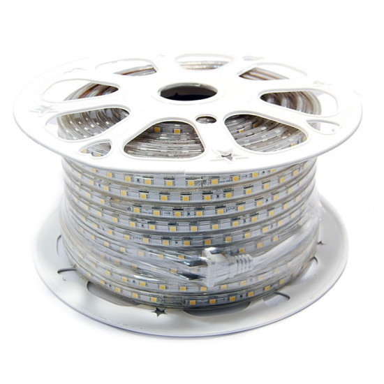 Rollo 50 metros Tira LED SMD 5050 11 W/m 230V IP67