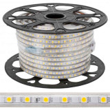 Rollo 50 metros Tira LED SMD 5050 11 W/m 230V IP67
