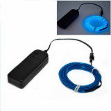 Hilo LED Neon a Pilas Azul-Rojo-Verde-Rosa de 5 metros
