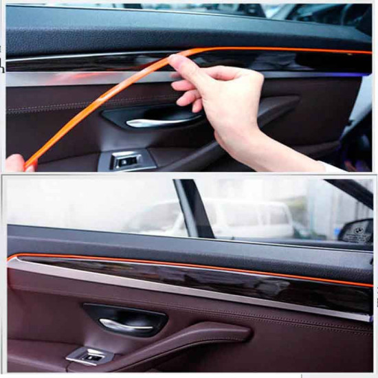 Cinta LED Neon USB Azul-Rojo-Rosa de 5 metros