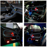 Cinta LED Neon USB Azul-Rojo-Rosa de 5 metros