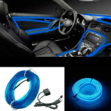 Cinta LED Neon USB Azul-Rojo-Rosa de 5 metros