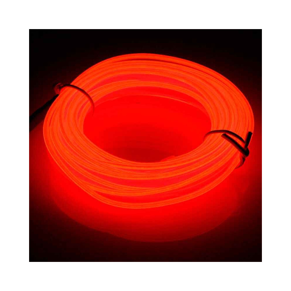 Cinta LED Neon USB Azul-Rojo-Rosa de 5 metros