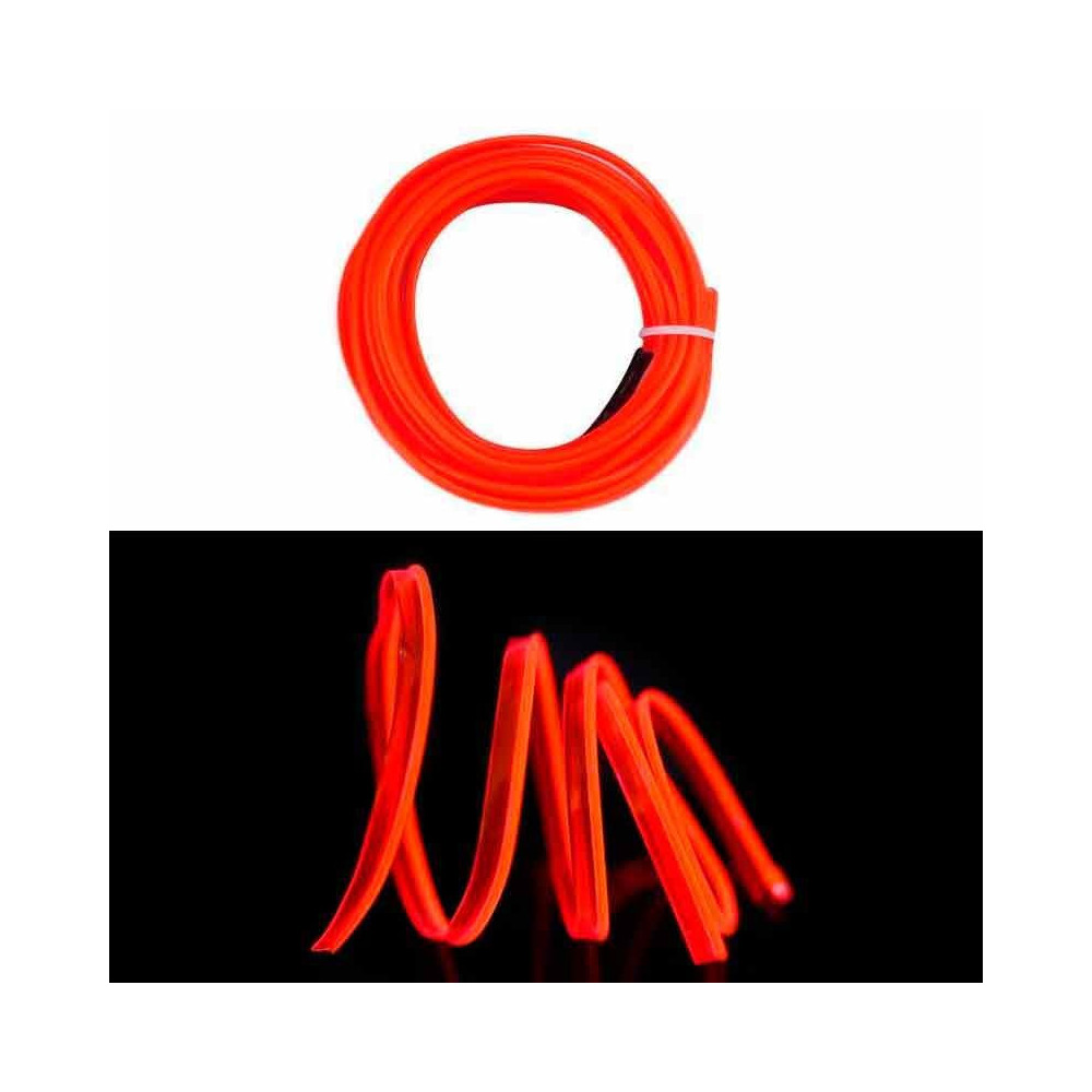 Cinta LED Neon USB Azul-Rojo-Rosa de 5 metros