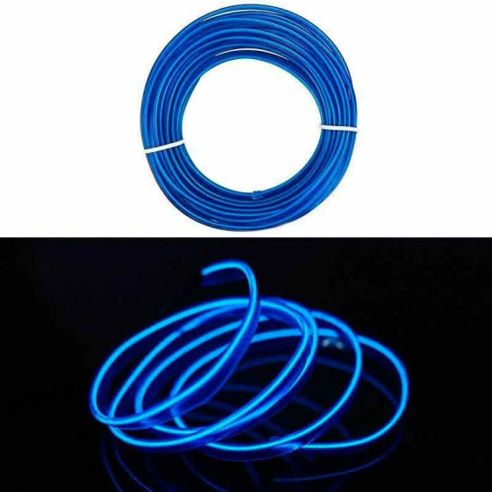 Cinta LED Neon USB Azul-Rojo-Rosa de 5 metros