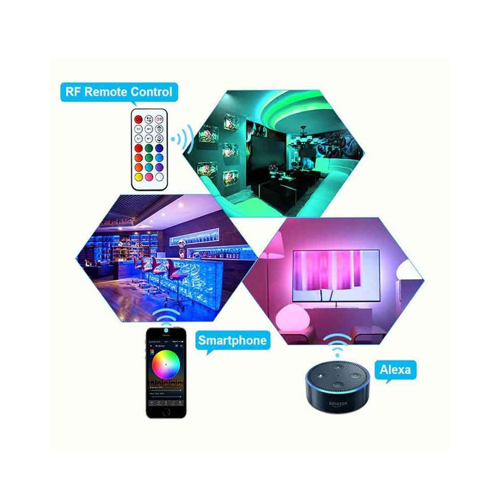 Controlador Mini RGBW WIFI + Radio-Frecuencia 192W