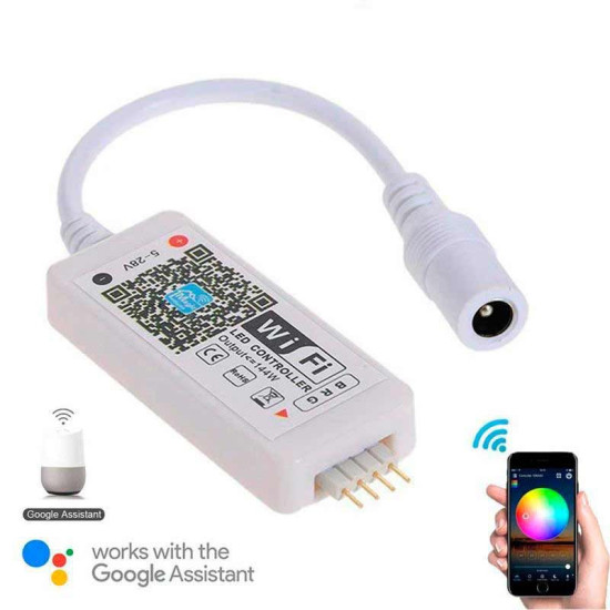 Controlador Mini RGBW WIFI + Radio-Frecuencia 192W