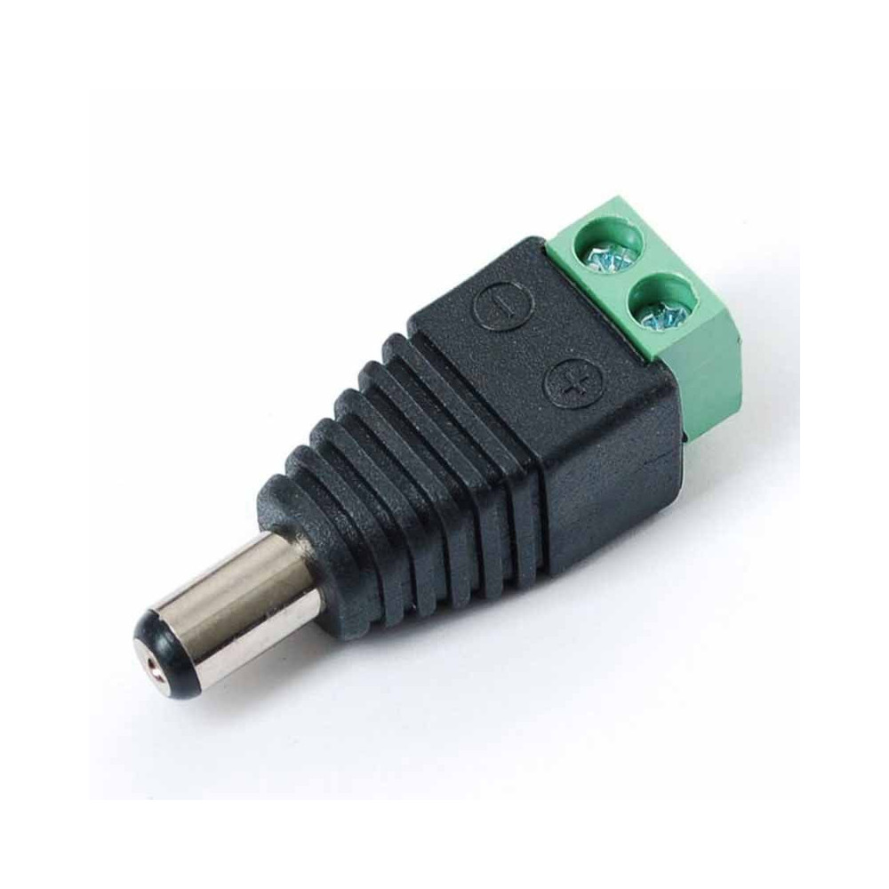 Conector DC Macho tiras LED
