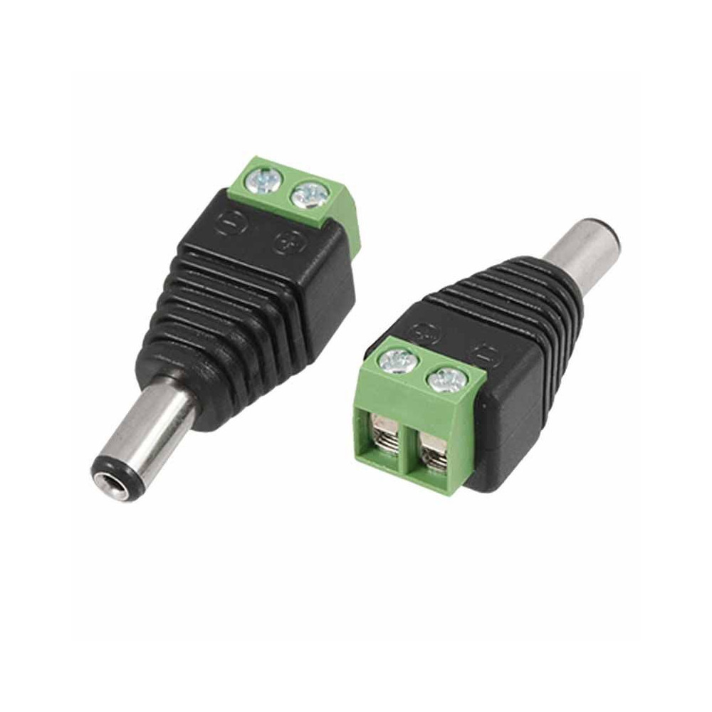 Conector DC Macho tiras LED