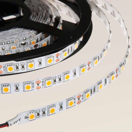 Tira LED SMD 5050 14,4 W/m 12V IP20 1 metro