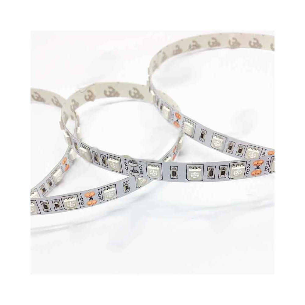Tira LED Rosa-Violeta 14,4 W/m 12V IP20 5 metros