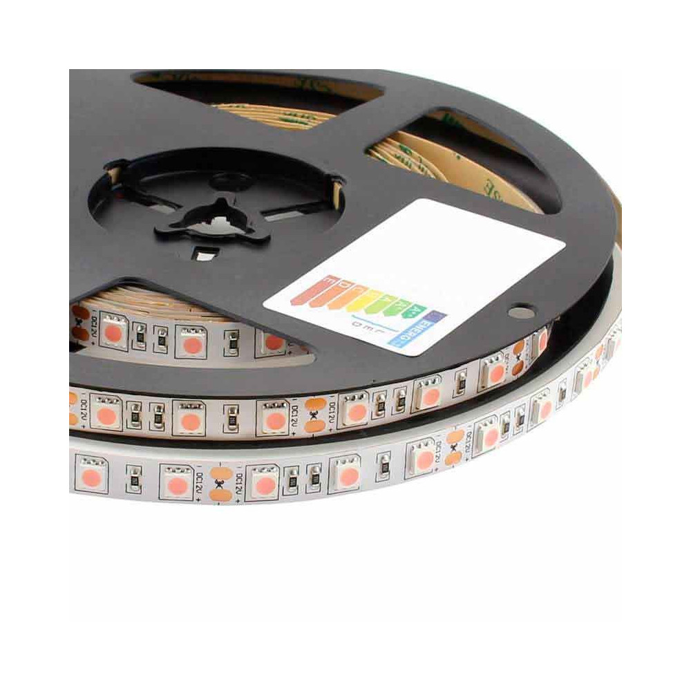 Tira LED Rosa-Violeta 14,4 W/m 12V IP20 5 metros