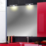 Aplique LED Espejo Baño 5W pinza Negro