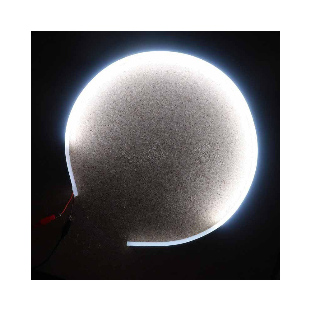 Perfil Aluminio Flexible superficie 2 metros Tira LED