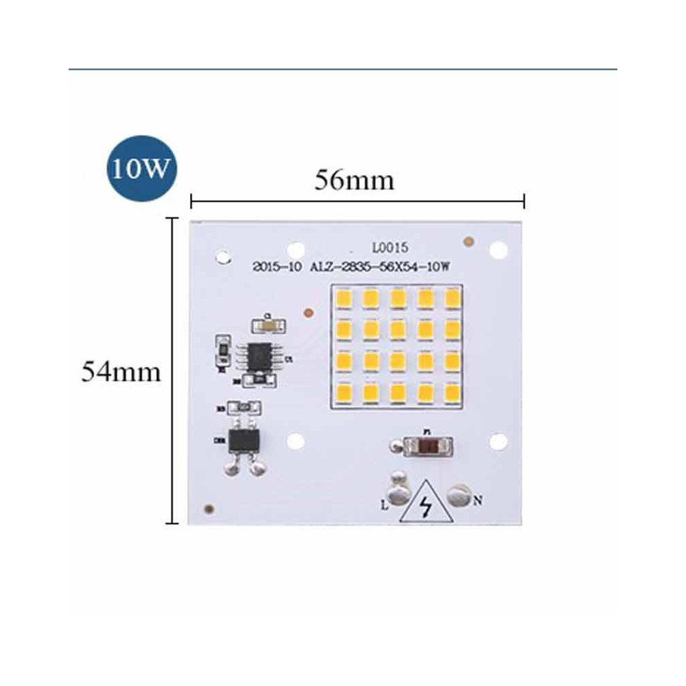 Repuesto LED SMD Cuadrado 10W 230V