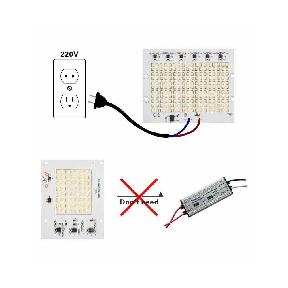 Repuesto LED SMD Cuadrado 20W 230V