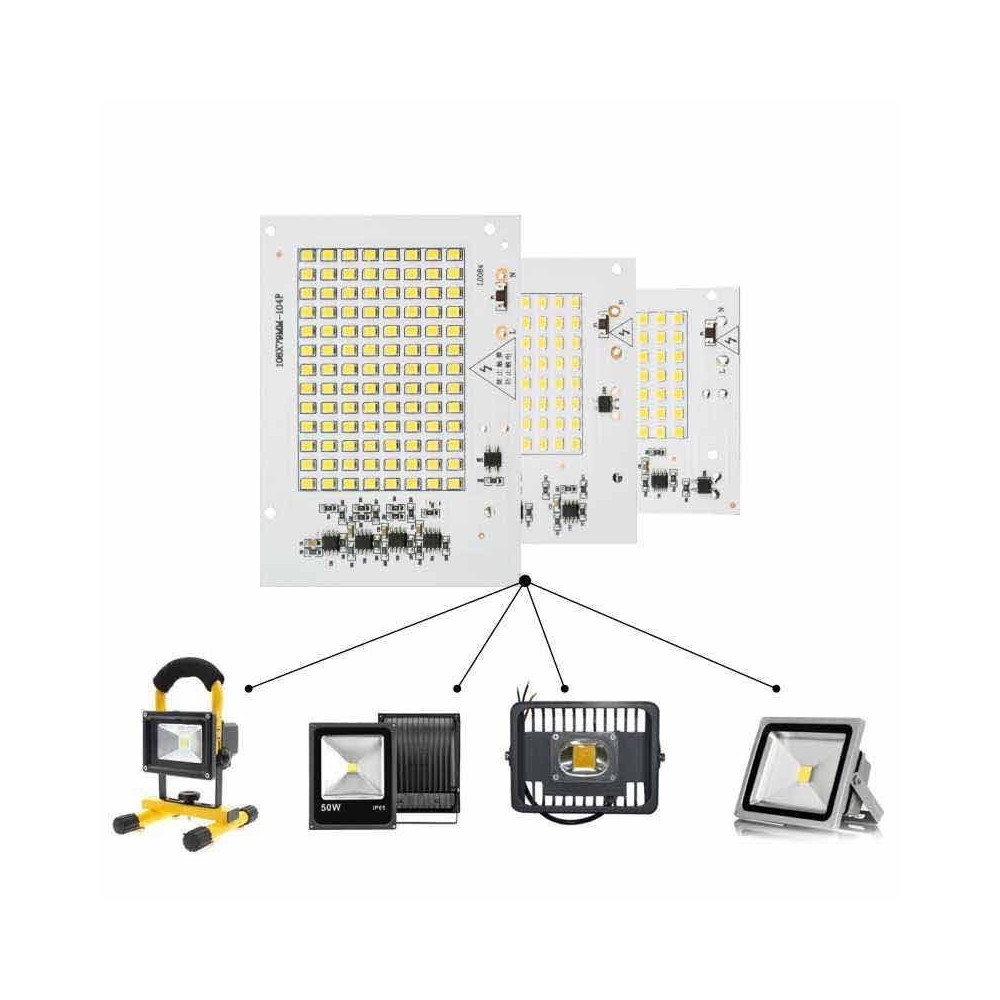 Repuesto LED SMD Cuadrado 20W 230V