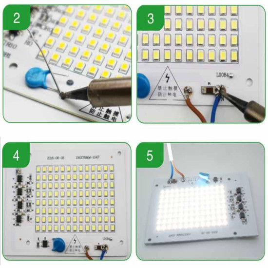 Repuesto LED SMD Cuadrado 50W 230V