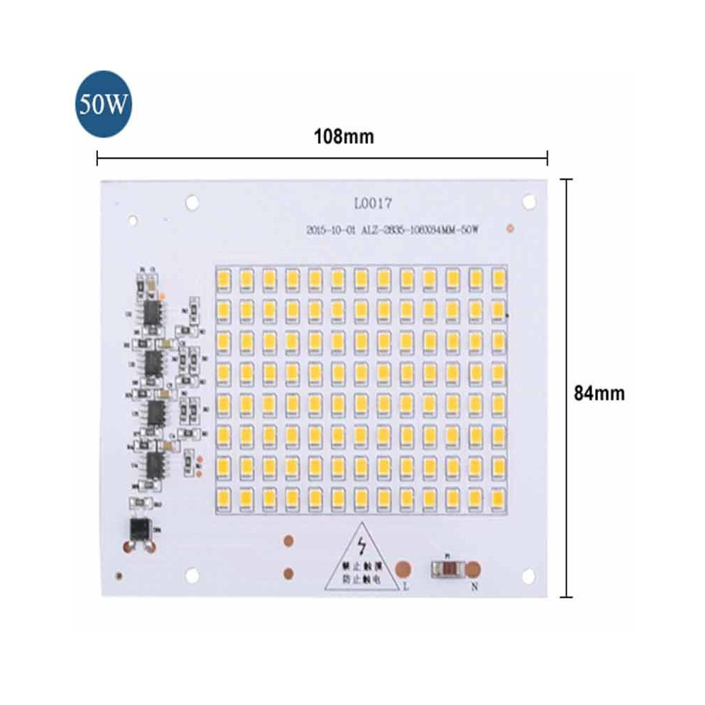 Repuesto LED SMD Cuadrado 50W 230V