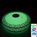 Plafón LED Músical con Altavoz 36W Blanco +App+Mando distancia