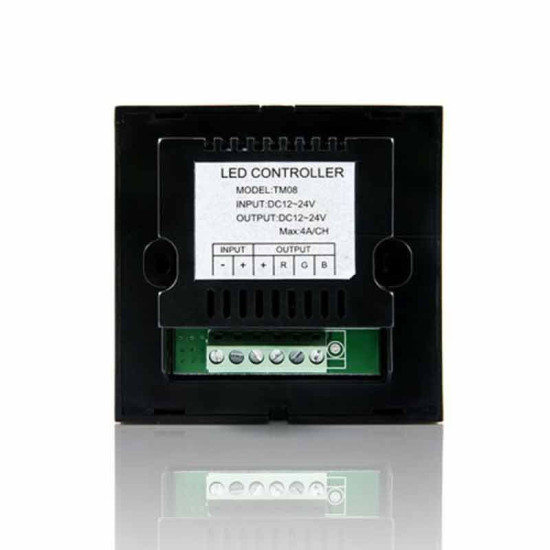 Controlador RGB Empotrable Tactil 12-24V