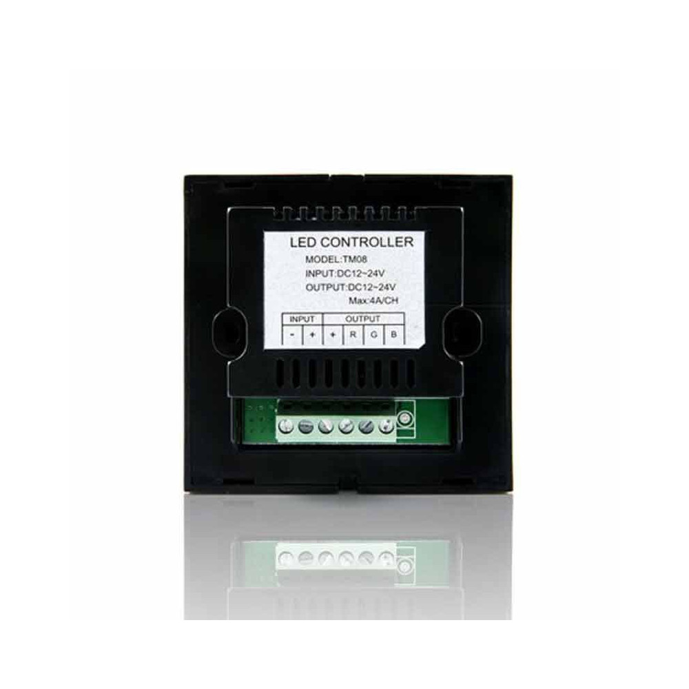 Controlador RGB Empotrable Tactil 12-24V