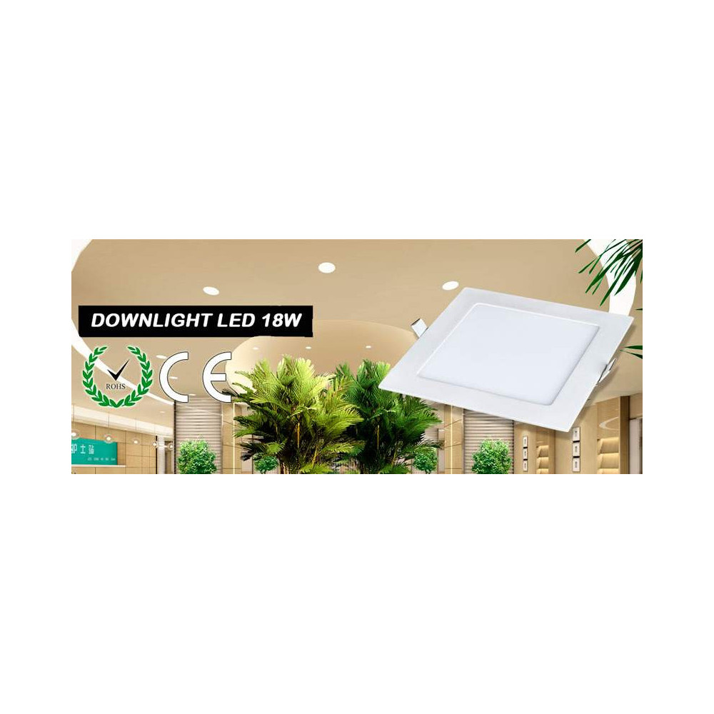 Downlight LED Panel 20W Cuadrado